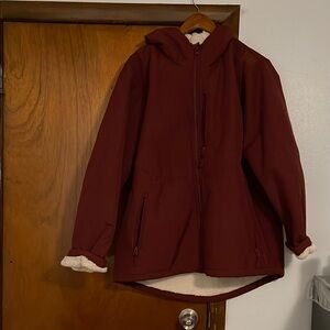 SNOWBORDING/SKI All in Motion White Sherpa Jacket XL